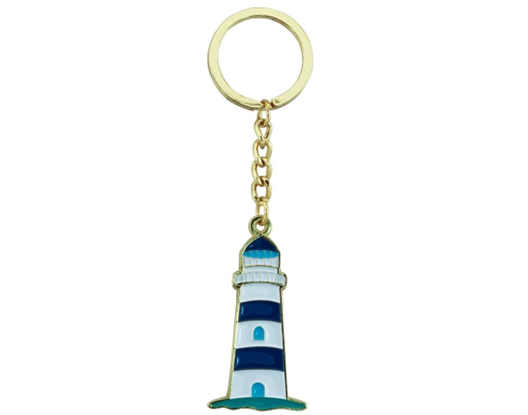 Prívesok na kľúče - modrý maják