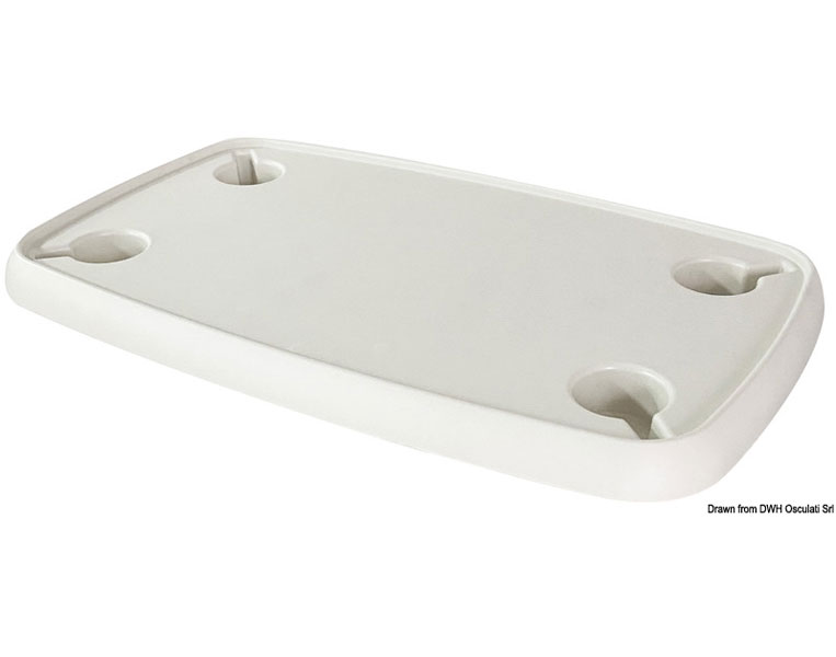 Biely kompozitový stôl 760x460mm