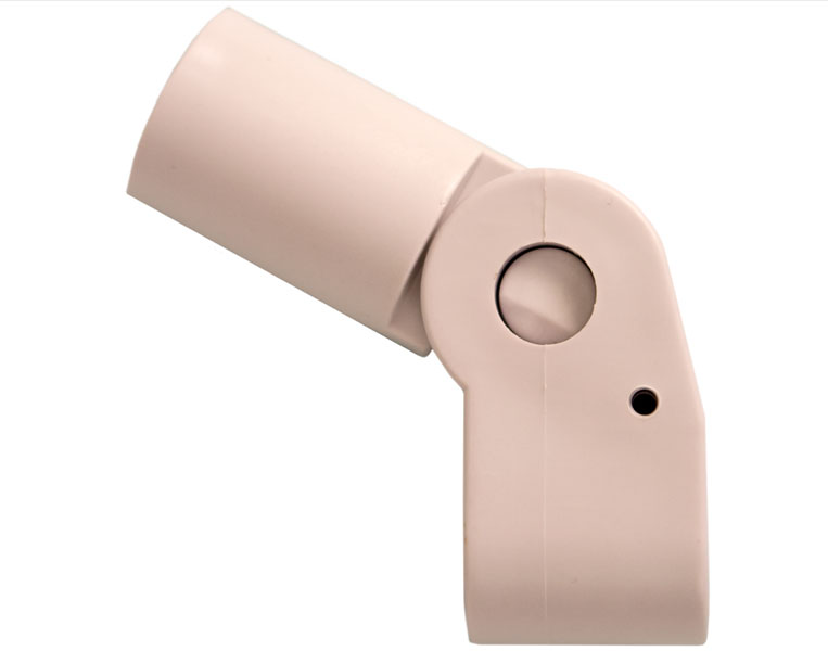 Kĺb bimini + koncovka 20mm, biely plast