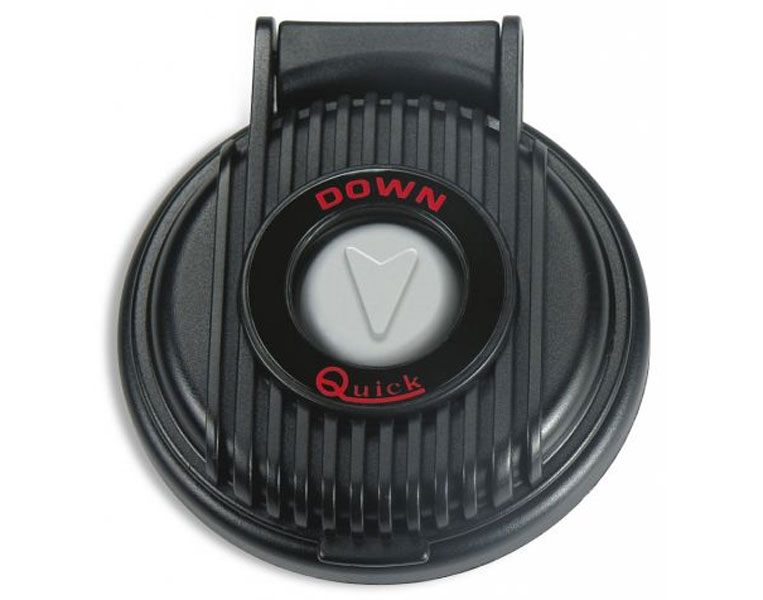 Quick palubný spínač dole čierny