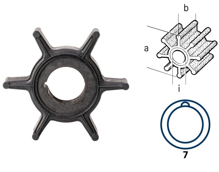 Impeller Mercury 161543