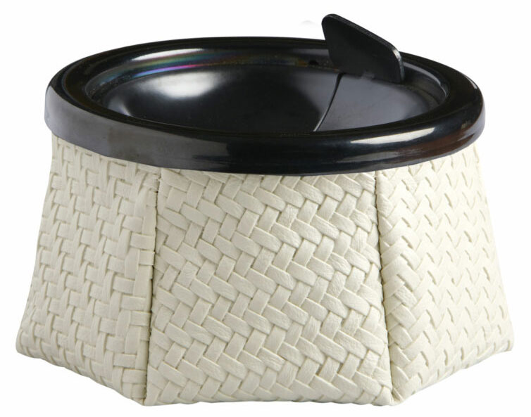 Popolník - RATTAN biely