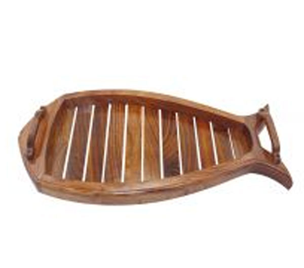 Tácka Ryba drevená 64,5x36,5x3/6cm