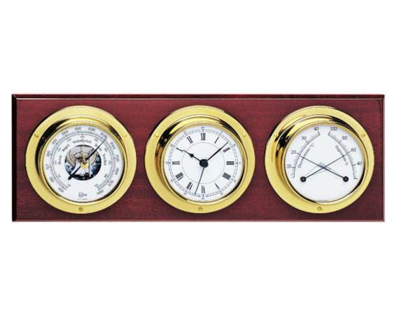 BARIGO set na stenu - hodiny, teplomer / vlhkomer, barometer 2