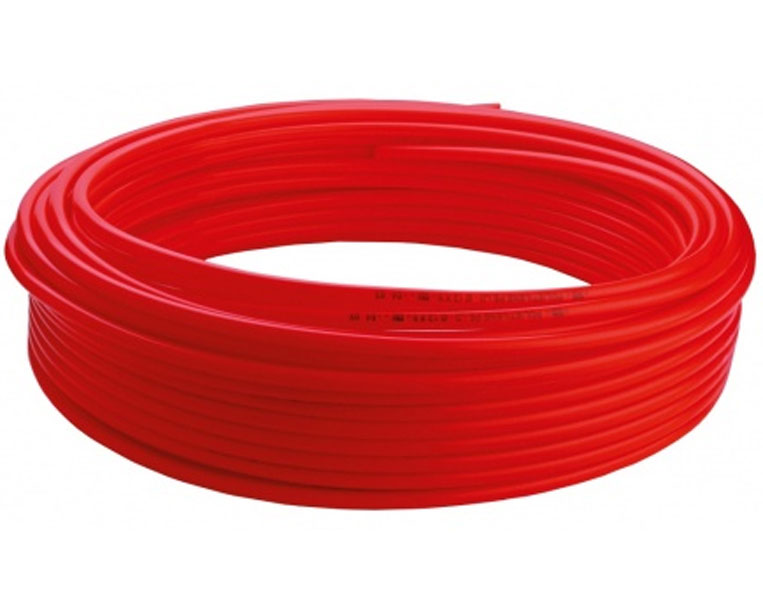 Vodovodná trubka 15mm plast čšrvená, cena za 1m