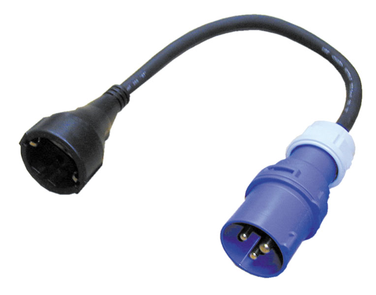 Adaptér CEE Schuko do elektrickej siete - kábel 0,5m