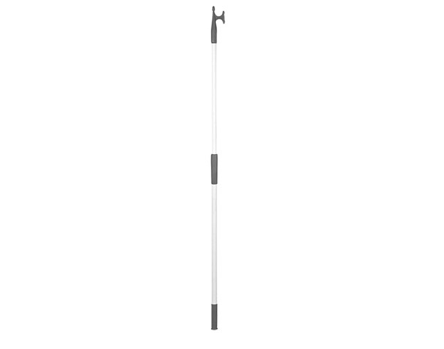Teleskopický hák 120 / 196 cm - biela
