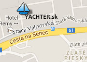 Mapa - Yachter.sk - Bratislava