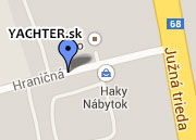 Mapa - Yachter.sk - Košice