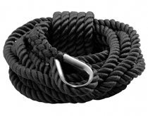 Kotevné čierne lano 14mm x 12m
