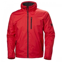 Helly Hansen Crew Hooded Midlayer Jacket Red