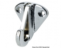 Upínák/háček na fender aisi 316 se základnou 10mm