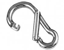 Karabinerhaken asymmetrische Öffnung AISI 316 100mm