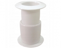 Palubná výpusť O39mm 28-44mm biela