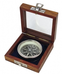 Kompas s 3D ružicou
