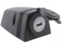 USB socket + casing for deck installation