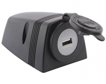 USB socket + casing for deck installation