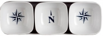 MELAMINE SNACK SET NORTHWIND, 4 PC