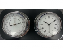 Barigo Barometer / Uhr Chrom