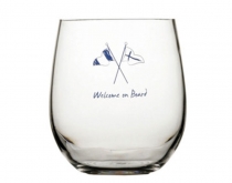 Pohár na nápoje 415ml protišmykový - WELCOME ON BOARD