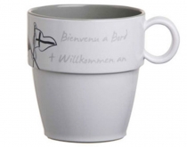 Rutschfester Melaminbecher „Welcome On Board“