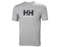 Helly Hansen Logo T-Shirt pánské tričko šedé