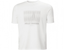 Helly Hansen HP RACE GRAPHIC T-SHIRT tričko biele 003