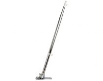 Nerezový držiak na vlajku 14x400mm, chrómovaná ABS základňa