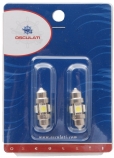 2 Festoon LED bulb 31 mm 3000 K