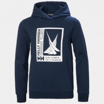 Helly Hansen Juniors' Port Hoodie - dětská mikina tmavě modrá