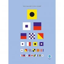 Sailor's Eye Chart Geschirrtuch