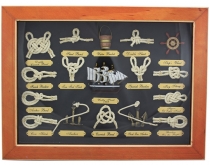 Obraz uzly drevo/sklo 40x30x3,5cm