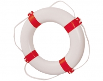 Záchranné kolo 65x40cm bílo-červené