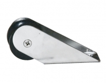 Bugrolle 60x50mm Edelstahl