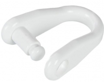 Sail šekel biely plast 6mm - PNP81A