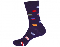 Socks with flags