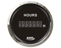 Betriebsstundenzähler schwarz