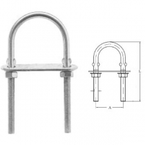 AQUINOX - Nirosta A4 / AISI 316 U-bolt - Pütting