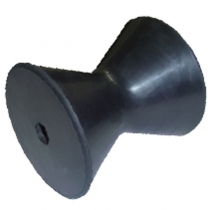 Black hard rubber bow / keel rollers