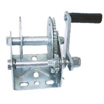 Galvanized steel trailer winches