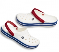 Crocs Crocband pantofle bílé