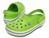 Crocs Crocband šľapky zelené
