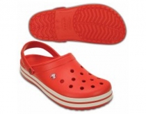 Crocs Crocband šľapky červené