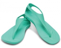 Crocs Sexi Flip Island dámske šľapky zelené