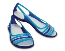 Crocs Isabella Huarache Flat dámske sandále modré