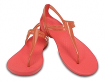 Crocs Isabella T-Strap dámské sandály coral