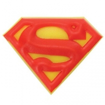 Decorative Superman button for Crocs shoes