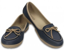 Crocs Wrap ColorLite Ballet Flat dámske mokasíny navy