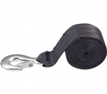 Black strap with hook 10mx50 mm WinchStrap 2000 kg