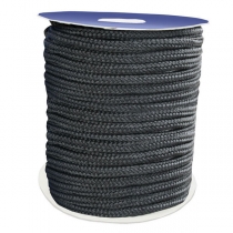 Mooring rope 10 mm (1940 kg) black - Polyester